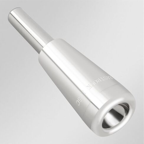 EASTROCK trumpet mouthpiece1.5C Trumpet Mouthpiece Brass Bullet Shape Instrument Accessories Silver in Saudi Arabia