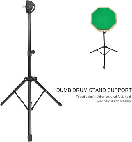 Bnineteenteam Metal Tripod Dumb Drum Stand Practice Pad Rack Bracket Support Percussion Accessory Playing Accessories in Saudi Arabia
