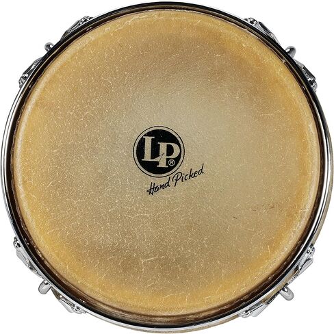 Latin Percussion LP201A-3 Bongo Drum, Natural/Chrome in Saudi Arabia