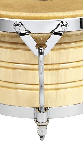 Latin Percussion LP201A-3 Bongo Drum, Natural/Chrome in Saudi Arabia