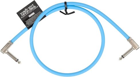 Ernie Ball Flex Patch Cable 18in - Black - Single in Saudi Arabia