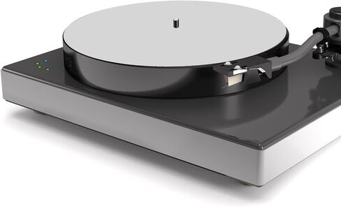 Turntable Platter Mat White Acrylic Turntable Mat, Anti Static Vinyl Record Player Vibration Dampening Felt Acrylic Record Player Platter Vinyl Slip Mats for Turntables Antistatic Tighter & Defined Ba in Saudi Arabia