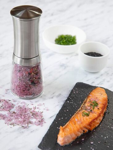 Kyocera Advanced Ceramics Pepper, Salt, Seed and Spice Mill with Adjustable Advanced Ceramic Grinder, The Everything Mill-Bright Black in Saudi Arabia
