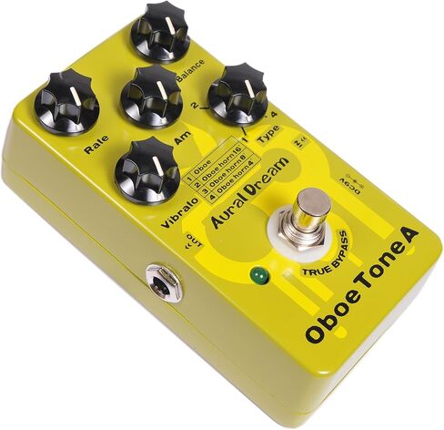 نغمة المزمار Aural Dream Oboe Tone A Synthesizer Guitar Effect Pedal تتضمن المزمار، قرن المزمار 16 بوصة، قرن المزمار 8 بوصة وقرن المزمار 4 بوصة مع وحدة الاهتزاز، تجاوز حقيقي. in Kuwait