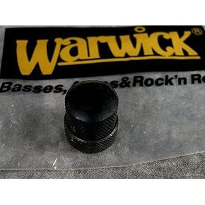 WARWICK BLACK KNOB FOR STACKED POTS TONE VOLUME THUMB STREAMER BASS PARTS