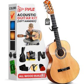 Pyle 6 String HOME_APPLIANCES, Right, Natural Gloss, 39" (PGACMS90N)