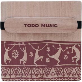 TODO Cajon Box Drum Flat Hand Drum Portable Birch Wood Percussion Instrument with Adjustable Strings Carrying Bag Handcrafted, Hand Drum Percussion