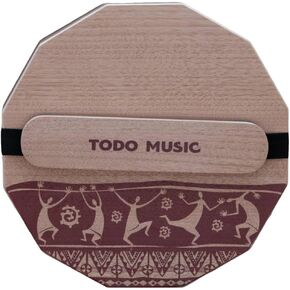 TODO Cajon Box Drum طبلة يدوية مسطحة أداة قرع خشب البتولا المحمولة مع سلاسل قابلة للتعديل تحمل حقيبة مصنوعة يدويًا، طبلة يدوية قرع in Kuwait