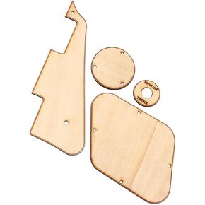 ibasenice 1 Guitar Cover Acoustic Guitar Pickguard Guitar Tremolo Guitar Pickup Selector Plate Maple Wood Guitar Pickguard Guitar Plate Guitars Guitar Cavity Cover Replace Double Coil Wooden