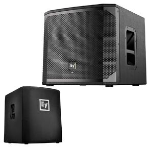 Electro-Voice ELX200-18SP 18" 1200W Powered Subwoofer Bundle ELX200-18S-CVR Padded Cover