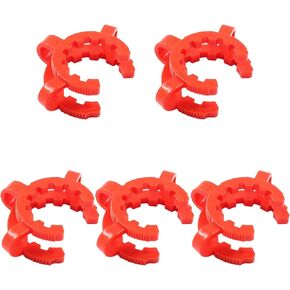 5 PCS 19mm Lab Joint Clips - Lab Keck Clamps Joint Lab Accessory for Glass Standard Conical Interface Clip Ground Glass Joint - Blue