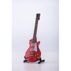 ALANO Mini Electric Guitar model Musical Instrument Ornament with leather case(E39-17.5)