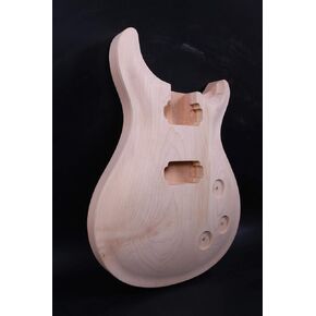 Unfinished Guitar Body Mahogany Maple wood For Electric Guitar Replacement Set in