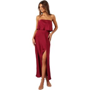 Petal & Pup Women's Vienna Strapless Midi Dress