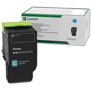 Lexmark C241XC0 Cyan Extra High Yield Return Program Cartridge Toner, Grey
