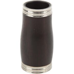 Clarinet Barrel Eujgoov Ebony Section Tube Clarinet Pitch Pipe Replacement Accessories with Metal Ring