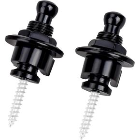 Banworks Quick-Release Locking Strap Buttons Security Straplocks for Acoustic/Electric Guitars Bass Pack of 2 JT/DSBDK-01 Golden