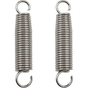 AYLIFU 2 pcs bass drum pedal tension spring Stainless steel bass drum pedal spring Replacement bass drum pedal spring for percussion instrument components