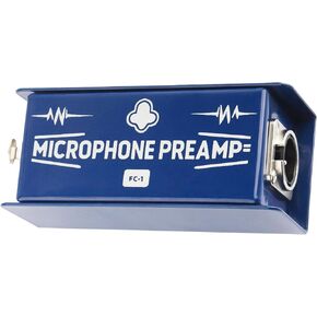 Mic Preamp Gain for Podcasting, Studio Recording & Live Performances, Mic Activator to Boost Signal Strength & Improve Sound Clarity
