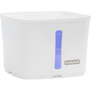 PetSafe Viva Pet Fountain for Cats and Small Dogs – 1.8L/64 oz, Indoor Stainless-Steel Pet Fountain with Whisper Quiet Pump, Dishwasher Safe, Easy to Clean, Water Filters Included