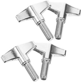 Metal Stand 4pcs Drum Wing Screw Drum Cymbal Stand Wing Nut Cymbal Quick Release Nut Screw Metal Brackets