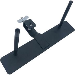 Cowbell Holder Mounting Bracket with 9.5mm Percussion Mount Rod, 3 Position Mounted All Percussion Mount Bracket for Cowbell Jam Blocks Tambourine Drum Set Percussion Instrument Accessory