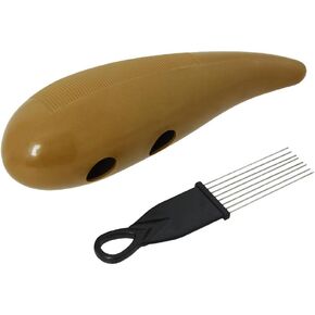 Professional Novelty Guiro W/Scraper Percussion Instrument of Puerto Rico