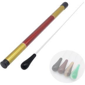 CashBeat 15 Inch Resin Handle Music Conducting Baton with Case, Lightweight Orchestra Conductor Baton for Choral Symphony Concert, Ideal for Music Directors, Singing Leaders & Band Conductors