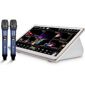 2024 InAndOn Chinese Karaoke Machine, 18.5 inch Capacitive Touch Screen, 650K Cloud Song Library, YouTube Online Play, 4TB