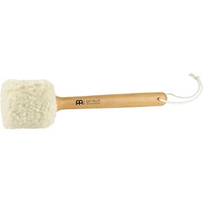 Gong/Tam Tam Mallet Beater with Beech Wood Handle and Soft Fleece Head — MADE IN GERMANY — for Meditation, Sound Healing Therapy and Yoga,2-YEAR WARRANTY