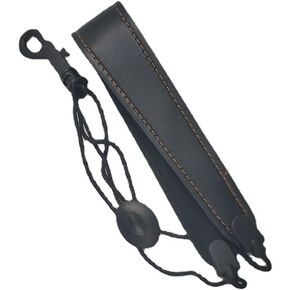 HomeSoGood Saxophone Strap, Adjustable Pu Leather Neck Strap Halter Neck for Clarinet Alto Tenor Lanyard Sling Musical Instrument Accessories