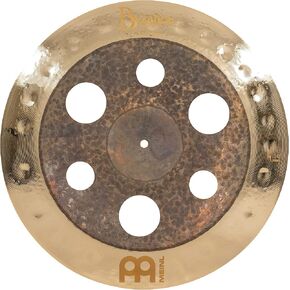 Meinl Cymbals Byzance 18" Dual Trash China with Holes — Made in Turkey — Hand Hammered B20 Bronze, 2-Year Warranty (B18DUTRCH)