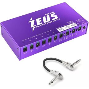 Nux Zeus All Isolated Power Supply for Guitar Pedal, Low Ground Noise, Universal Power, High Current