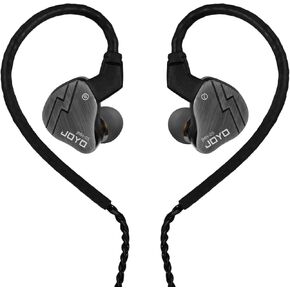 JOYO in Ear Monitor Headphones Wired IEM Earphones Noise Canceling High Resolution with Hybrid Drivers and Two Detachable Cables for Audio Recording Gaming Musicians (JMH-05)