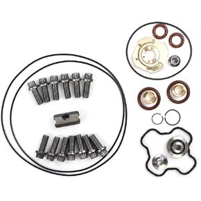 Turbo Rebuild Repair Kit Compatible with Ford 2003-2007 F250 F350 F450 F550 Some Excursion, E350, E450 6.0 Power stroke Turbo Rebuild Kit Fit for GT37VA and GT3782VAS Turbocharger