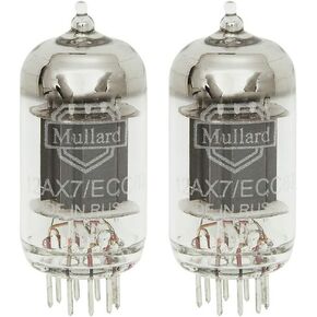 Brand New In Box Gain Matched Pair Mullard Reissue 12AX7 Vacuum Tubes