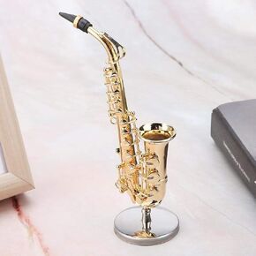 Musical, Saxophone Model, Instruments, Miniature Saxophone, for Desk for