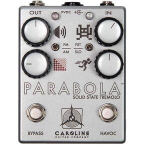 Caroline Guitar Parabola Solid State Tremolo Effects Pedal