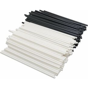 MEETOOT 50PCS 5cm Length ABS Plastic Frets Musical Instrument Part Xylophone Part Musical Instrument Inlay Dot Guitar Fretboard Side Marker Guitar Side Dot for Guitar Fretboard