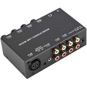 Mini Karaoke Mixer, Independent Volume Adjustment Wide Compatibility Package size 23 * 12 * 5.5 cm(British regulatory) in Kuwait