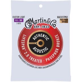 Authentic Acoustic Lifespan 2.0 Custom Light Phosphor Bronze