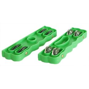 Plastic Khartal Manjira Acrylic Manjeera - Musical Instrument for Bhajan and Kirtans Kartal (1 Pair)