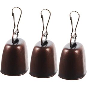 3 Sets The Bell Vintage Accessories Anti- Lost Animal Bells Livestock Bells Sport Accessories Sheep Bells Cowbells Cattle Farm Bells Dog Pet Sports Travel Big Bell Copper