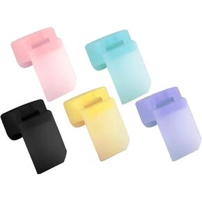 OriGlam 5pcs Soft Silicone Clarinet Oboe Thumb Rest Cushion Thumb Protector Finger Rest Protector Pads for Woodwind Instrument