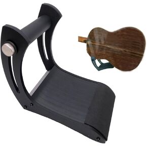 Classical Guitar Support Professional Guitar Rest Support Guitar Foot Stool Adjustable Classical Guitar Lifter Guitar Leg Rest Bracket for Classical Guitarists Black