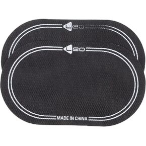 Drum Sticker Set - Pedal Patch Percussion Instrument Accessories - Essential Bass Drum Parts - Includes 2 Self-Adhesive Single Pedal Patches