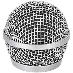 Microphone Head Replacement, 4PCS Gold Steel Mesh Microphone Grill Head Protects the Microphone Capsule Pop Filter Reduces Wind Noise for Baier 780 790 Veda M3 M5