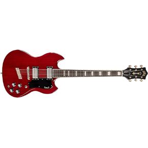 Guild Polara Deluxe Electric Guitar - Cherry Red