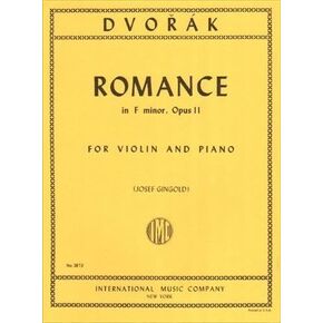 Dvorak, Antonin - Romance in f minor, Op. 11 - Violin and Piano - by Josef Gingold - International