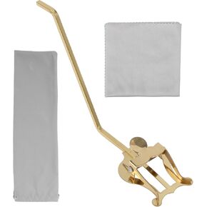 BQLZR Brass Music Sheet Folder Clip Holder for Sax Saxophone with 0.16" Square Insert